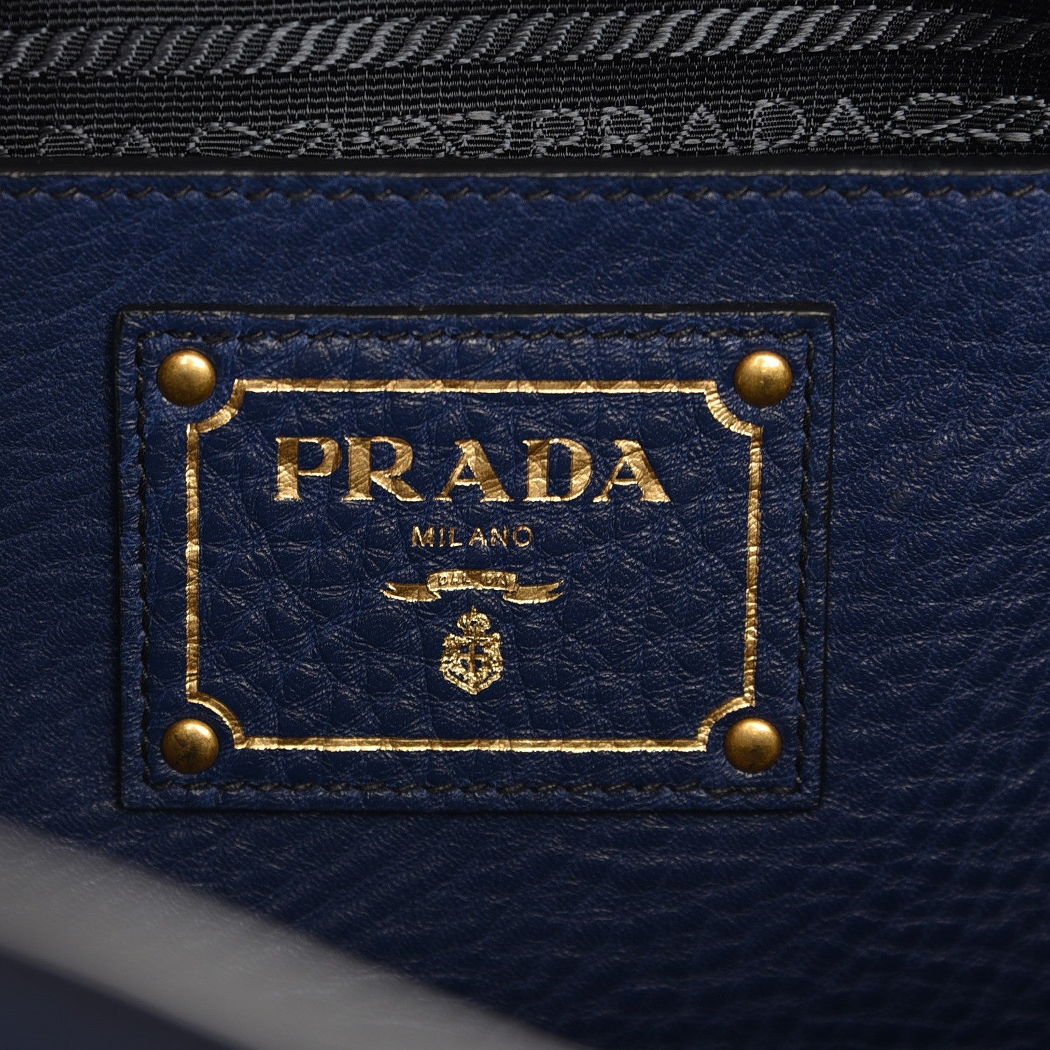 Prada Vitello Daino Shopping Tote Inchiostro 7 of 9