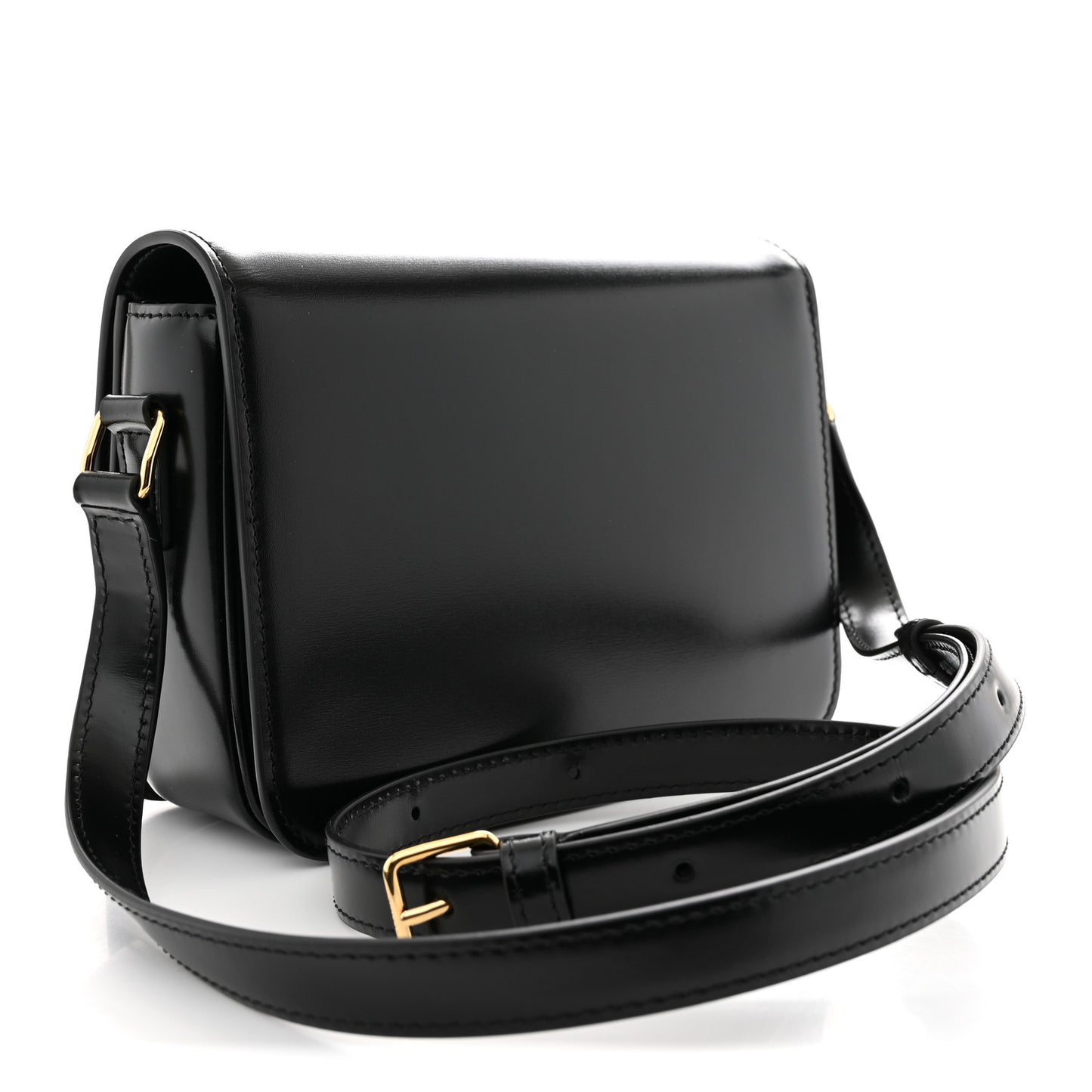 Shiny Calfskin Teen Triomphe Black