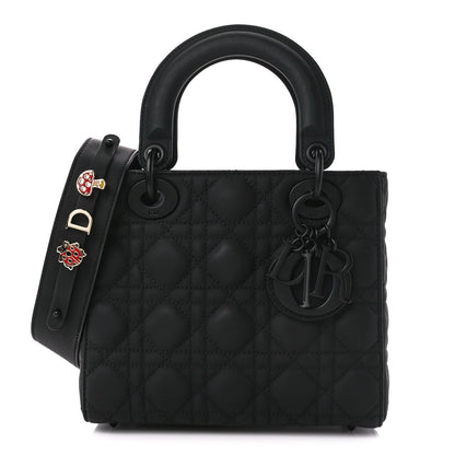 Christian Dior Ultra Matte Calfskin Cannage Small My ABCDior Lady Dior Black 1 of 10