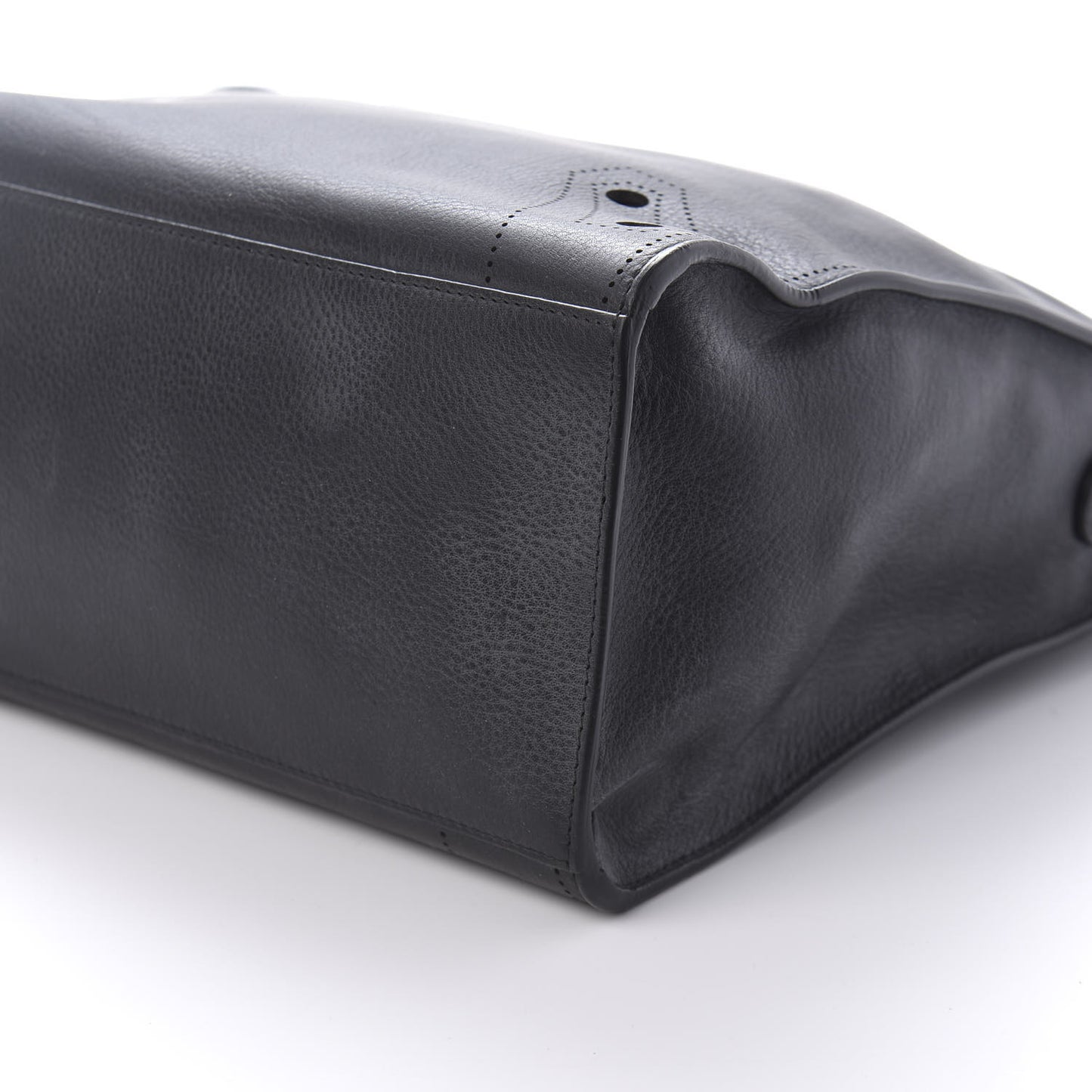 Veau Grana Perforated Blackout Hardware City Black