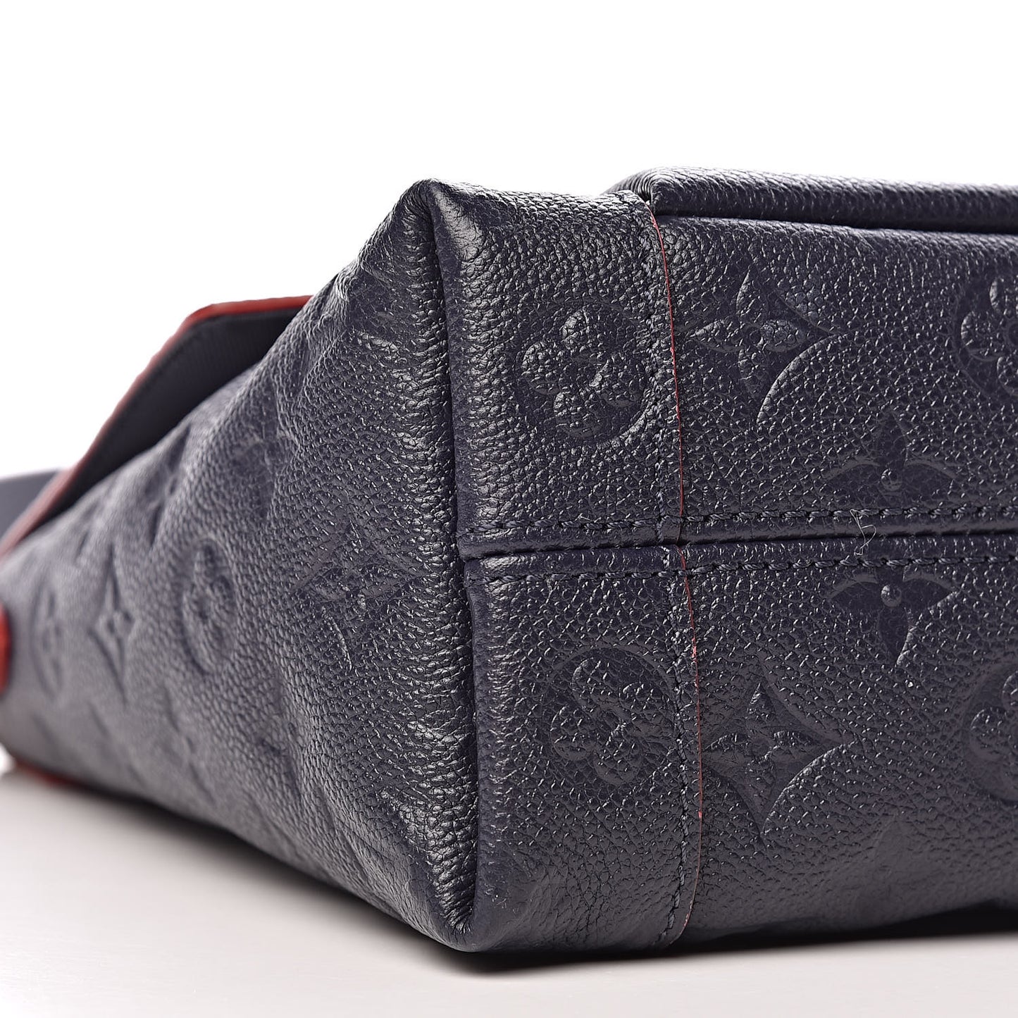 Empreinte Blanche MM Marine Rouge