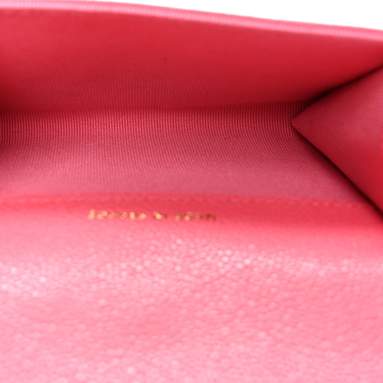 Chanel Caviar Quilted Flap Card Holder Wallet Pink 5 of 8