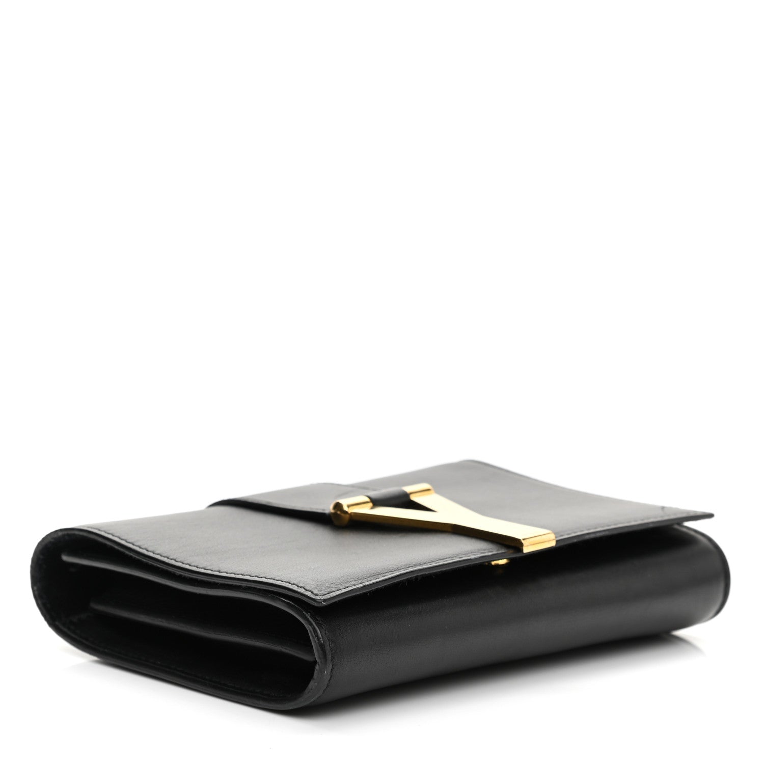 Saint Laurent Calfskin Classic Y Ligne Chain Wallet Black 4 of 13