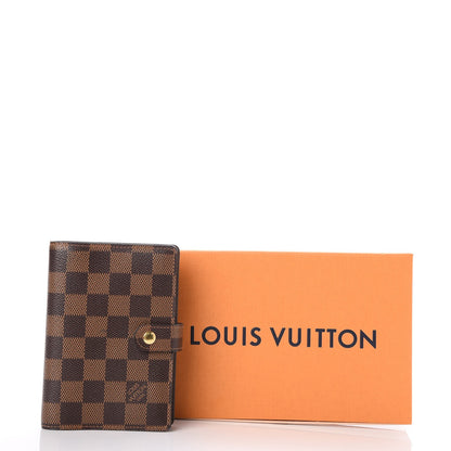 Louis Vuitton Damier Ebene Small Ring Agenda Cover 8 of 8