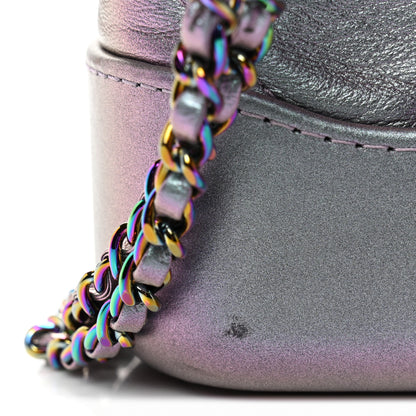 Chanel Iridescent Lambskin Calfskin Quilted Small Gabrielle Hobo Light Purple 12 of 13