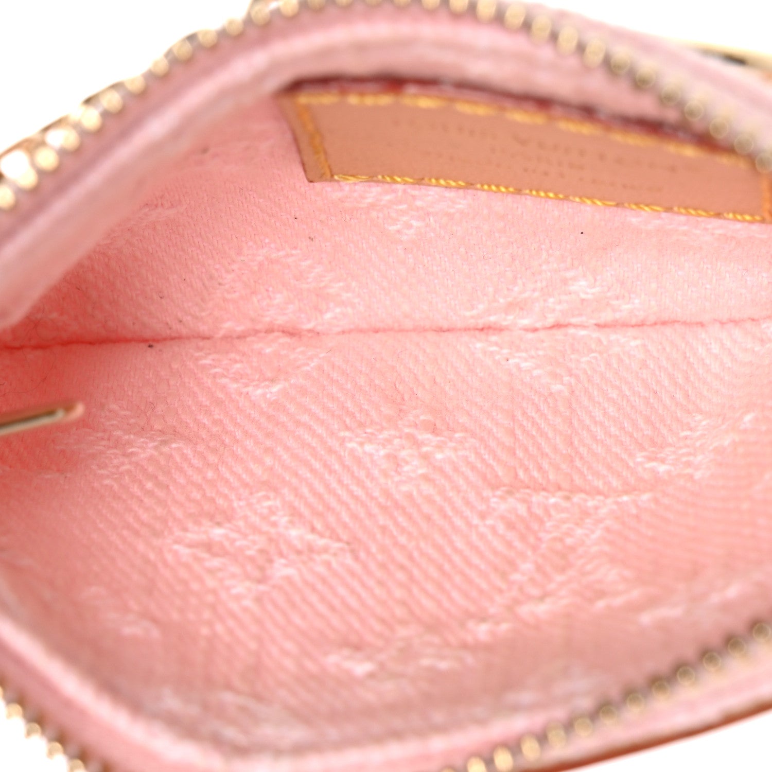 Louis Vuitton Monogram Denim Key Pouch Washed Pink 5 of 6