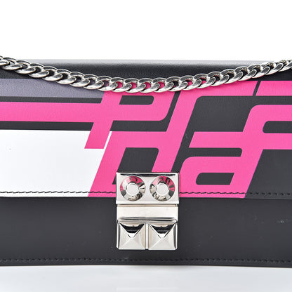 Prada City Calfskin Racing Logo Mini Elektra Crossbody Bag Fuxia Black 8 of 11