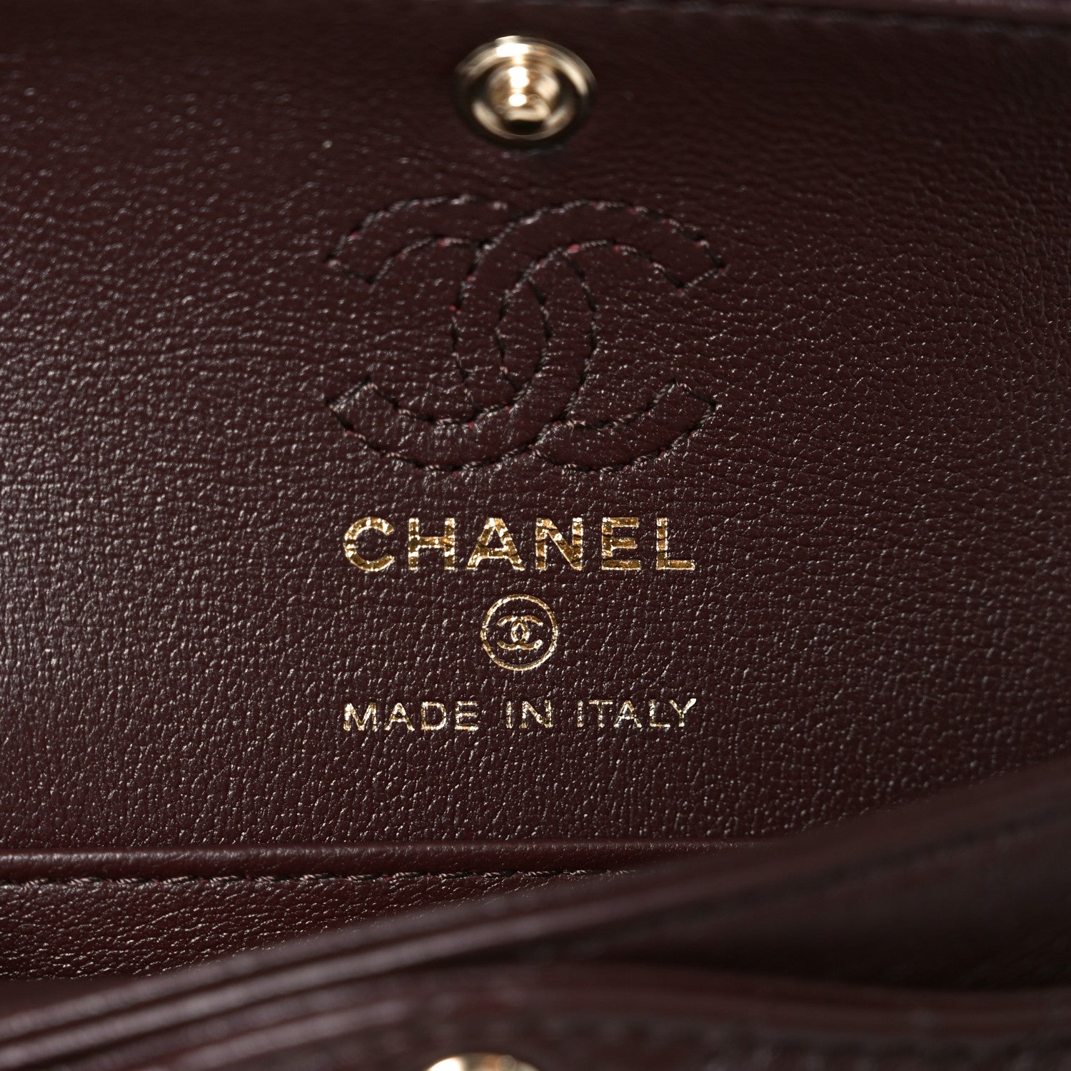 Chanel Lambskin Quilted Mini Double Flap With Hook Dark Brown 6 of 11