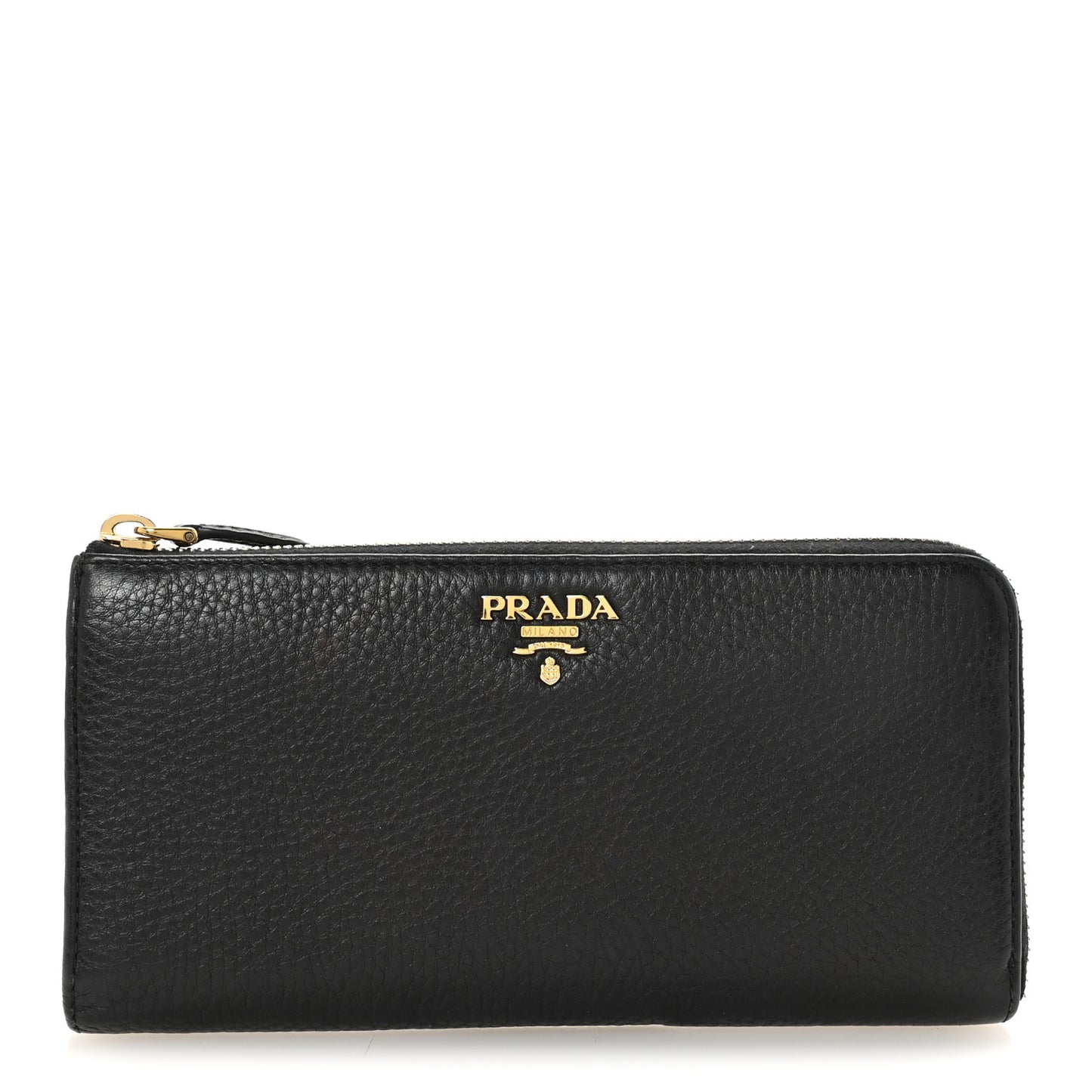Vitello Move Half Zip Wallet Black