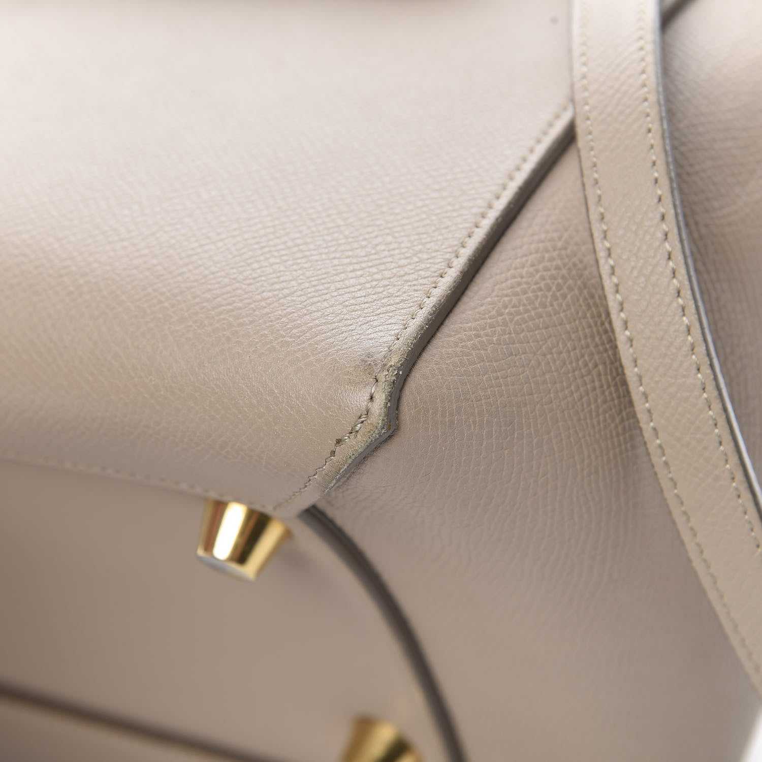 Celine Grained Calfskin Mini Belt Bag Light Taupe 11 of 23