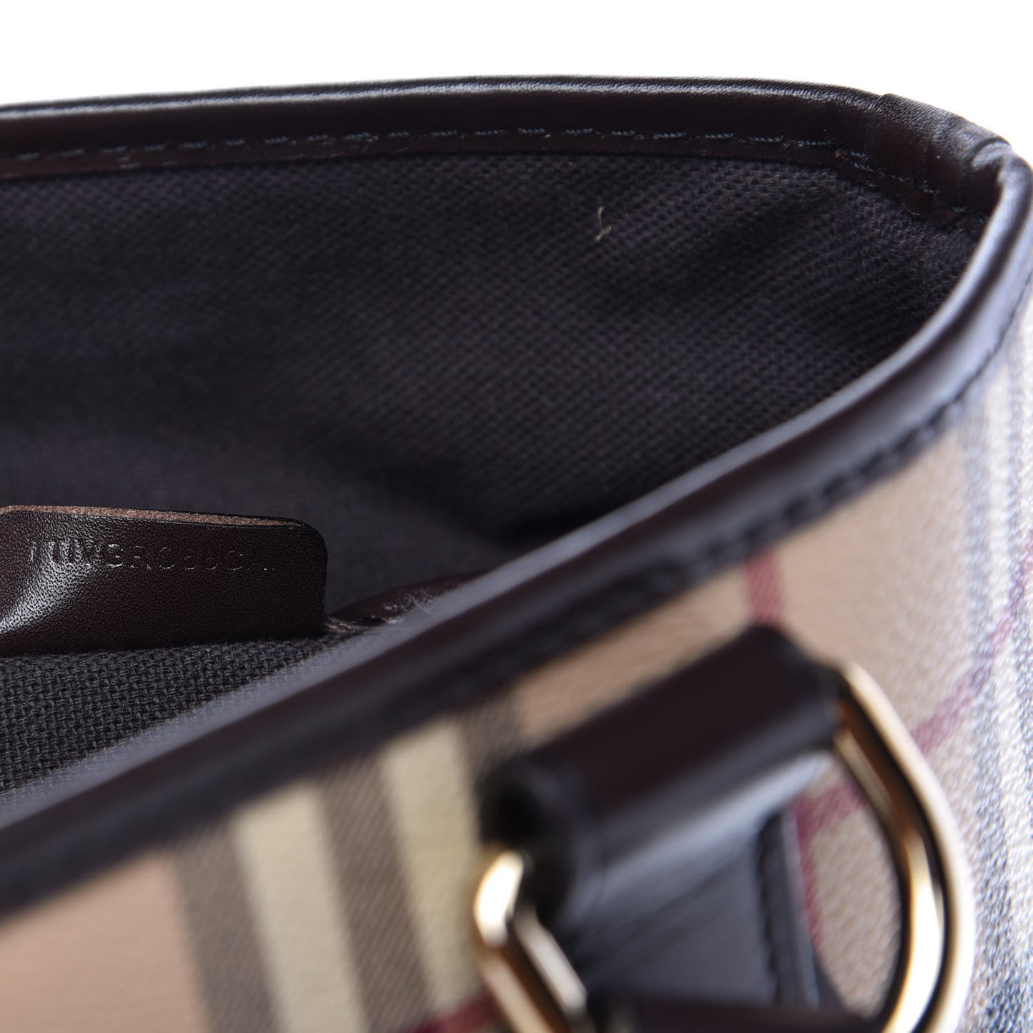 Haymarket Check Small Onslow Tote Chocolate