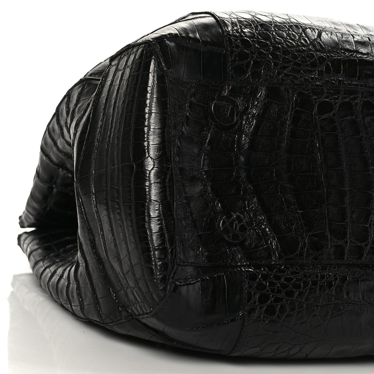 Crocodile Top Handle Black