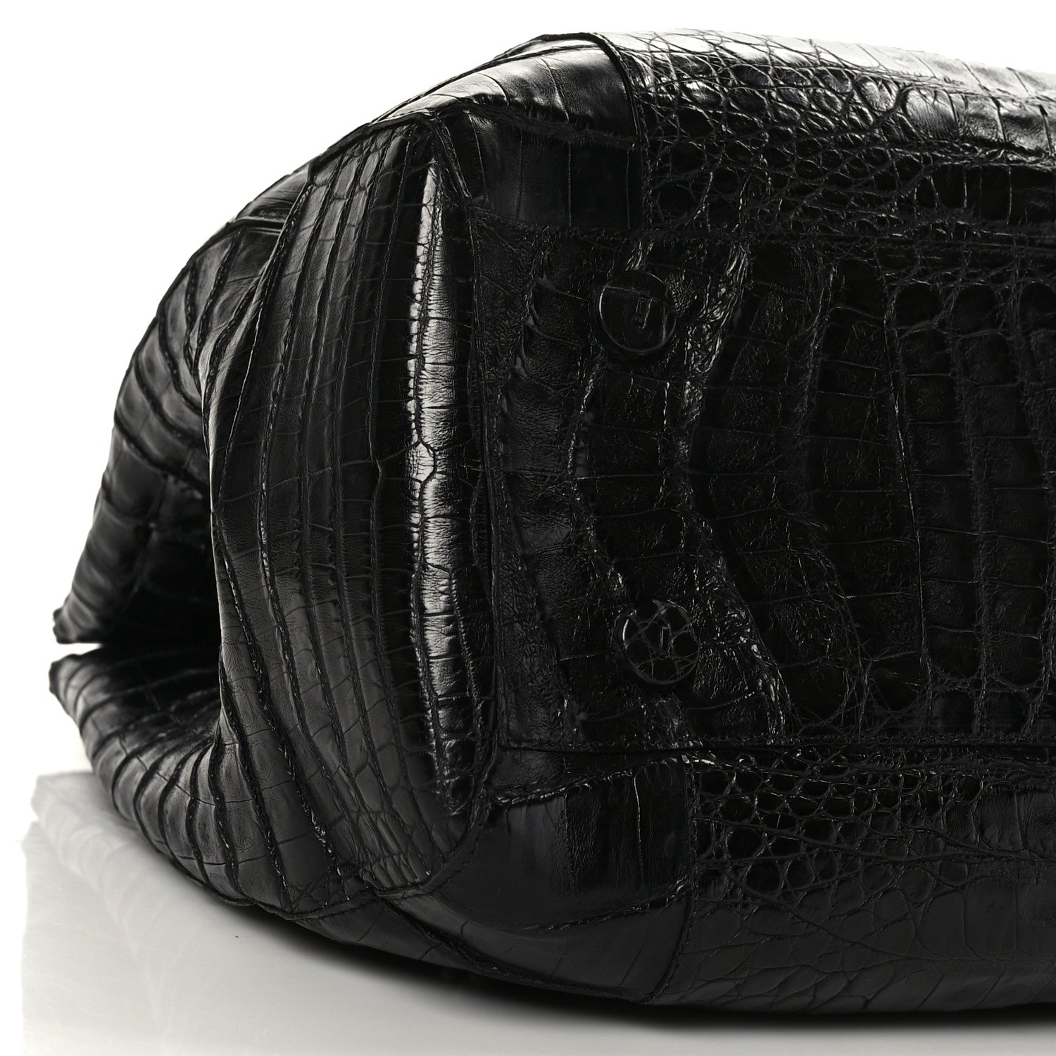 Nancy Gonzalez Crocodile Top Handle Black 7 of 8