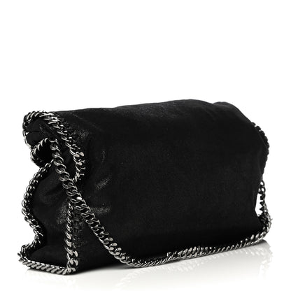 Stella McCartney Shaggy Deer Falabella Fold Over Tote Black 3 of 11