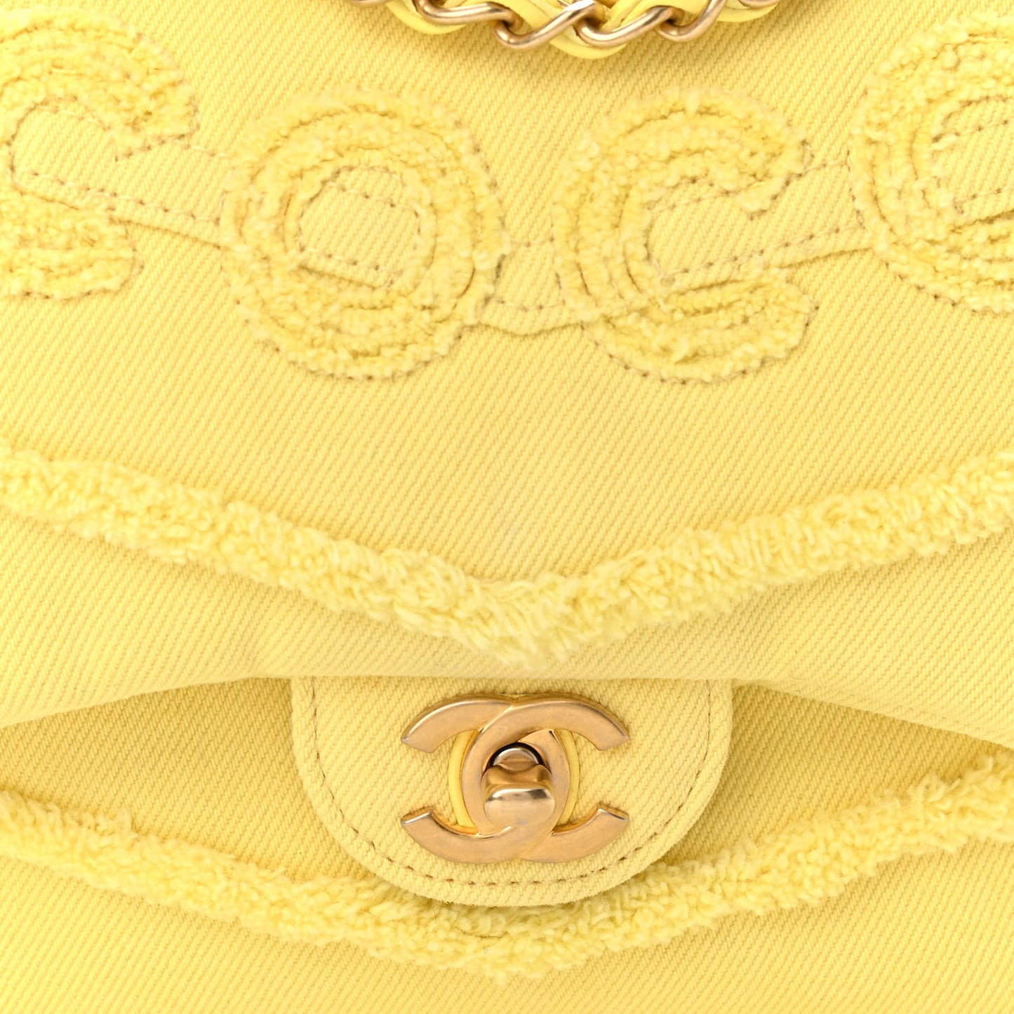Denim Coco Flap Yellow