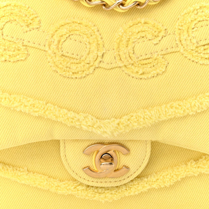 Chanel Denim Coco Flap Yellow 8 of 11