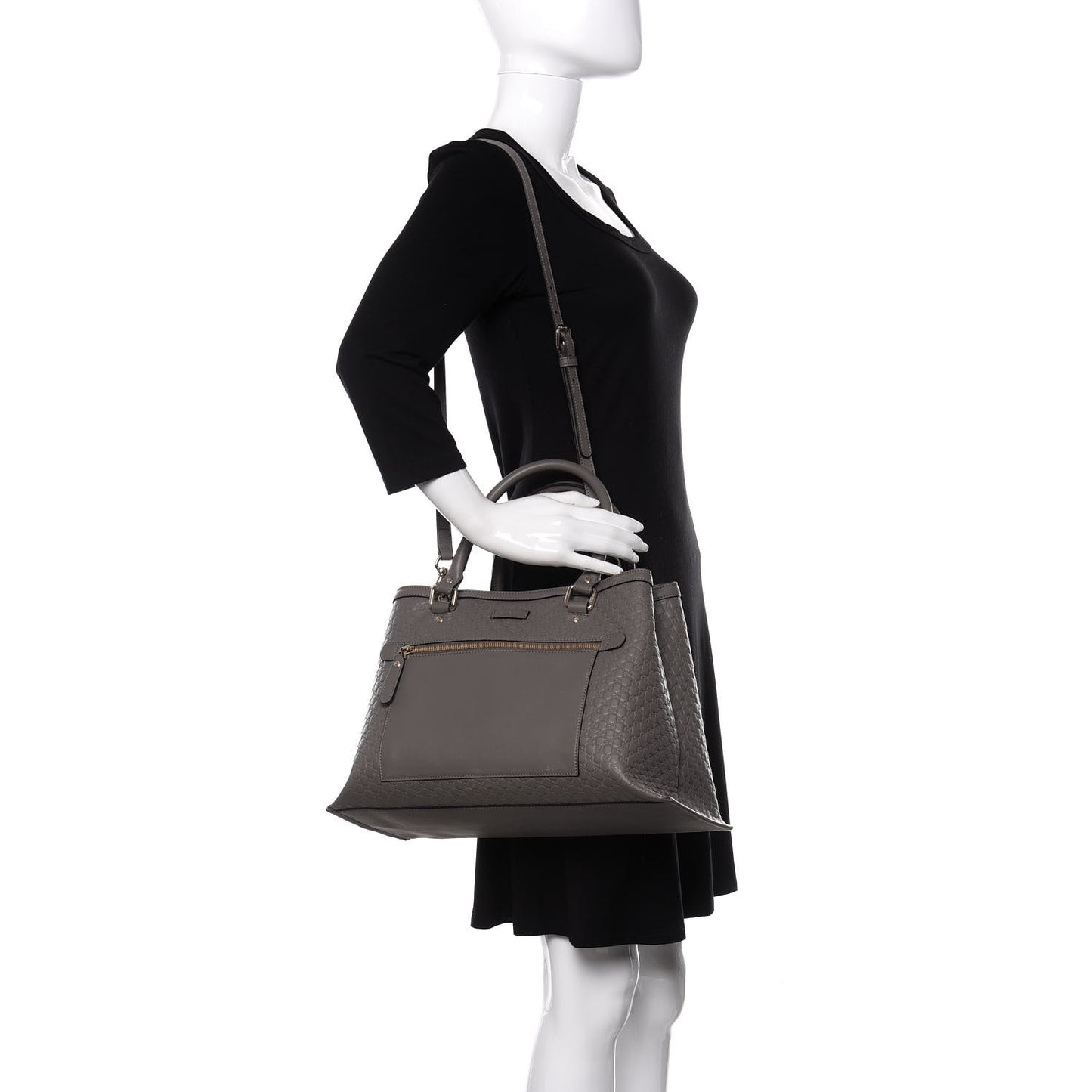 Soft Microguccissima Medium Tote Loess