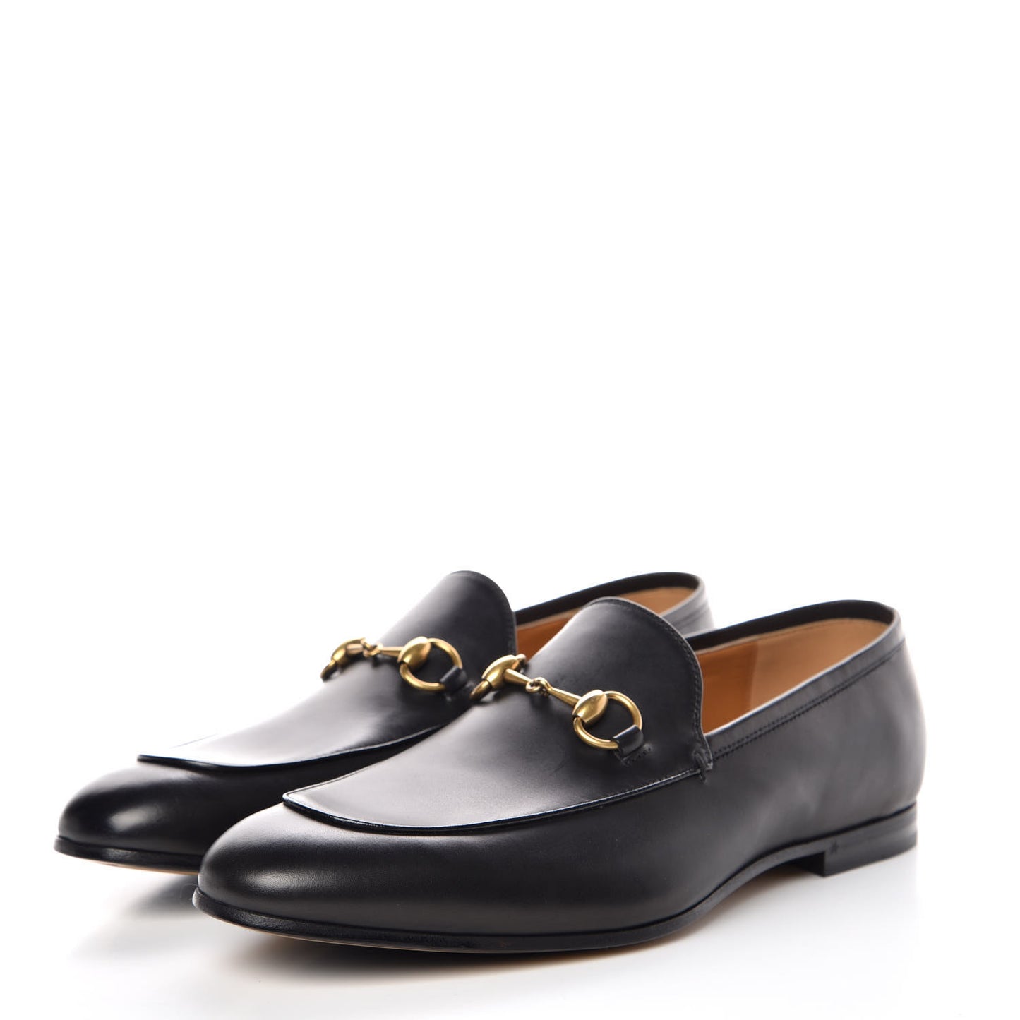 Calfskin Horsebit Mens Jordaan Loafers 9 Black