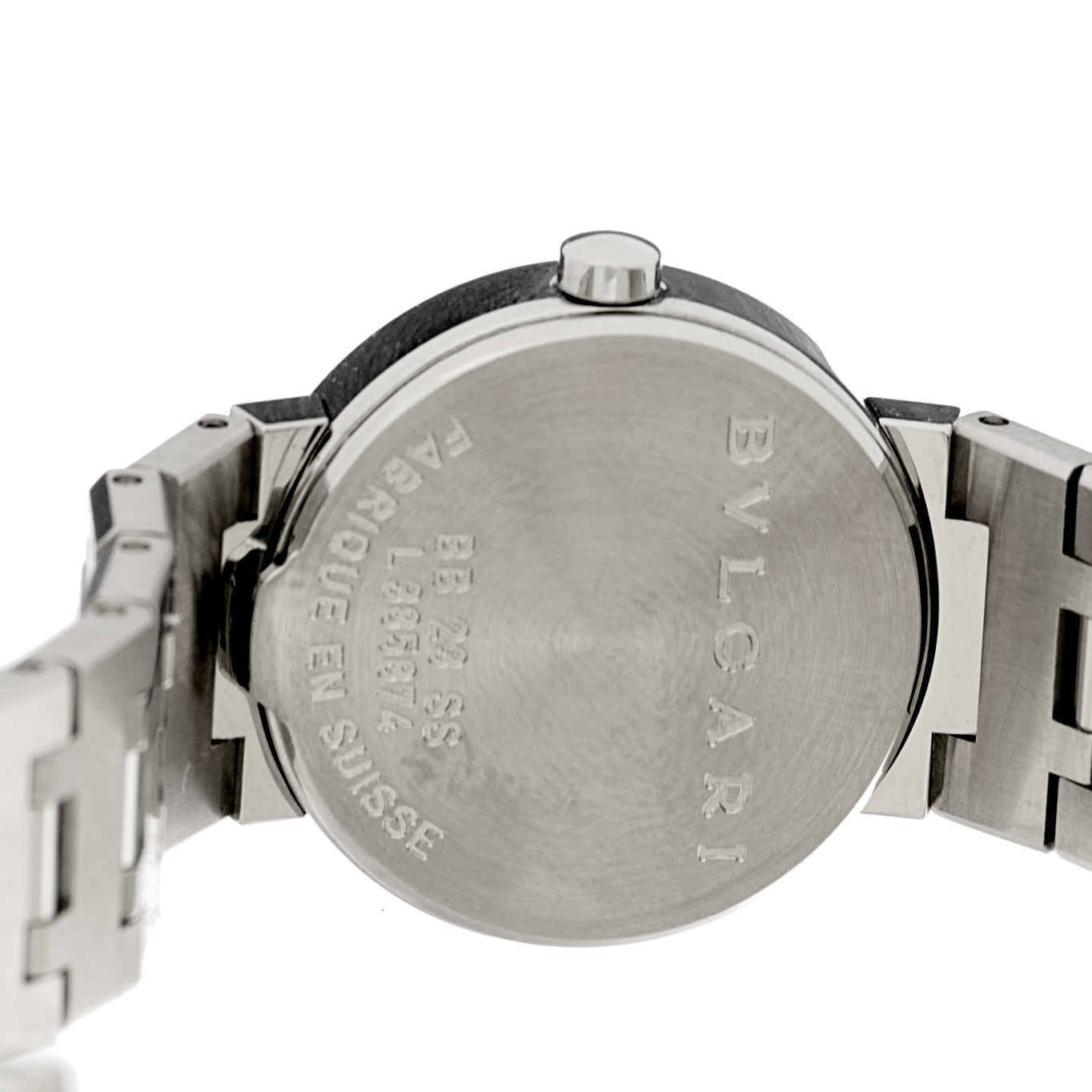 Bulgari Stainless Steel 23mm Quartz Watch Black 4 of 4