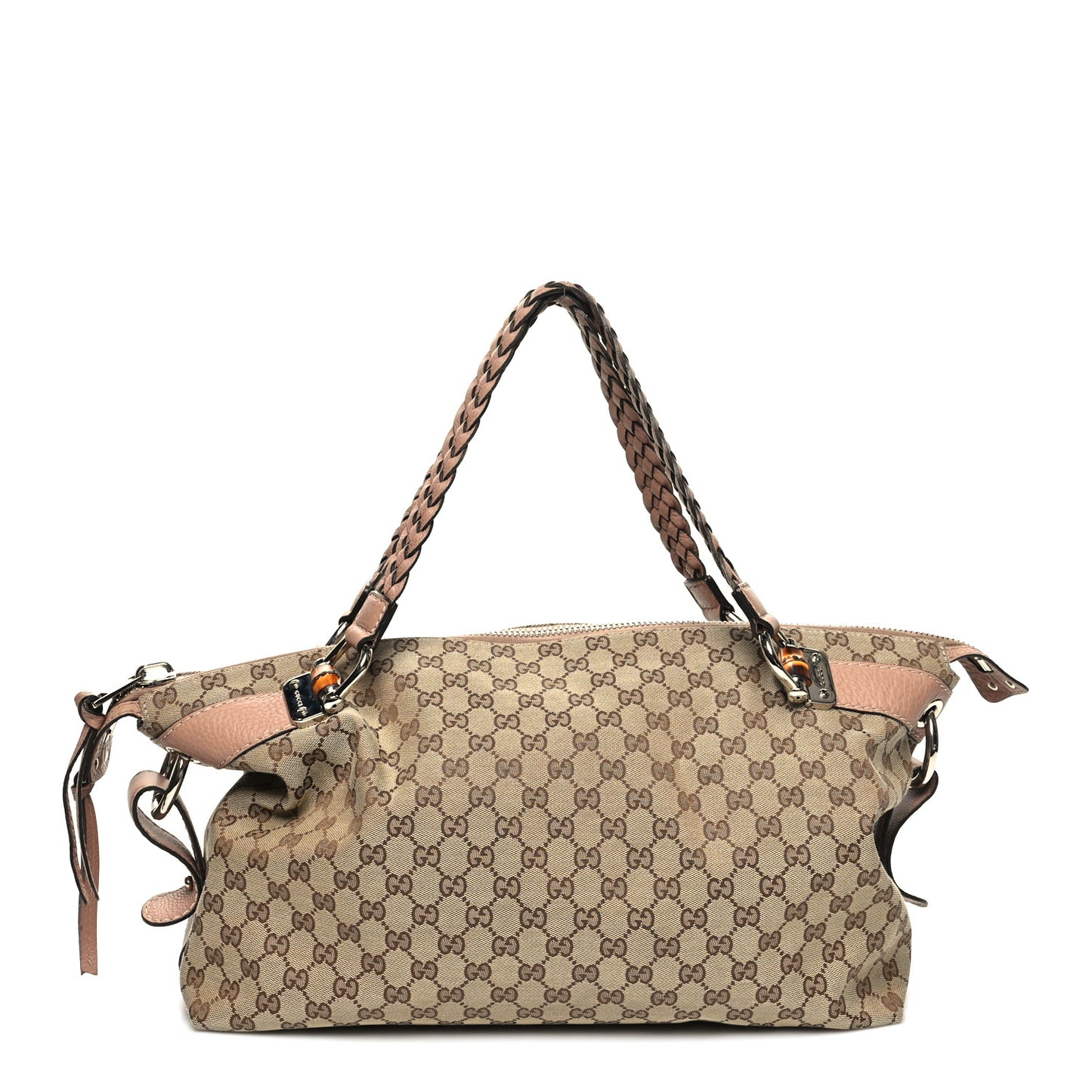 Monogram Bamboo Bar Medium Tote Blush