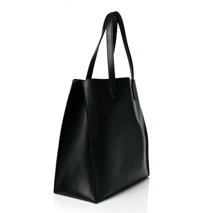 Givenchy Calfskin Logo Debossed Medium Shopper Tote Black 3 of 9