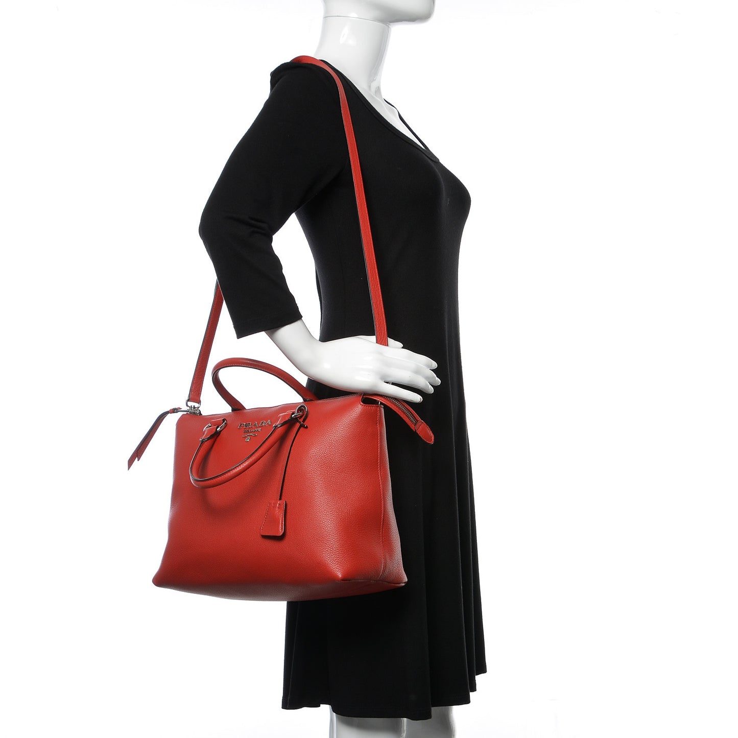 Vitello Phenix Tote Rosso