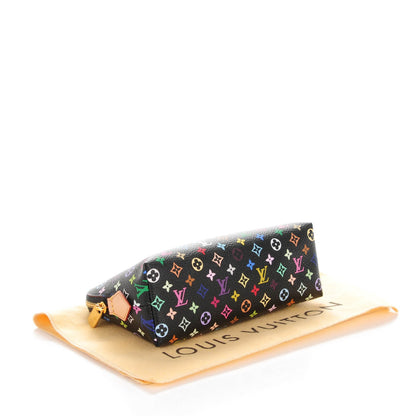 Louis Vuitton Monogram Multicolor Cosmetic Pouch Black Grenade 4 of 6