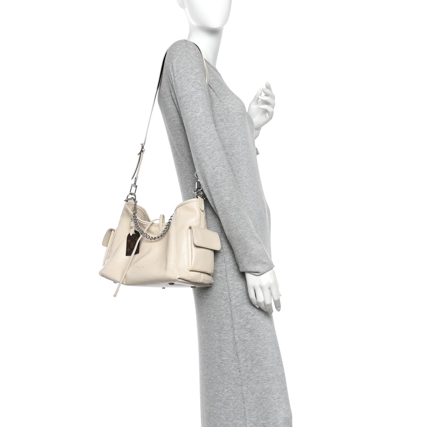Lambskin CarryAll Cargo Vibe PM Vanille