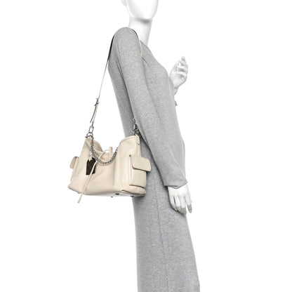 Louis Vuitton Lambskin CarryAll Cargo Vibe PM Vanille 2 of 10