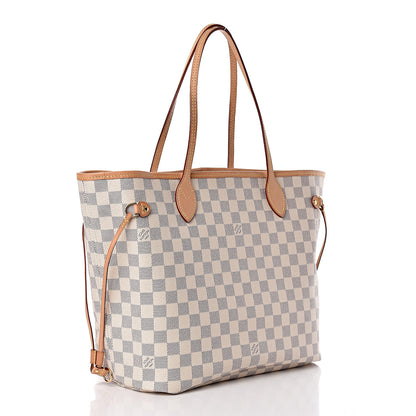 Louis Vuitton Damier Azur Neo Neverfull MM Rose Ballerine 2 of 16