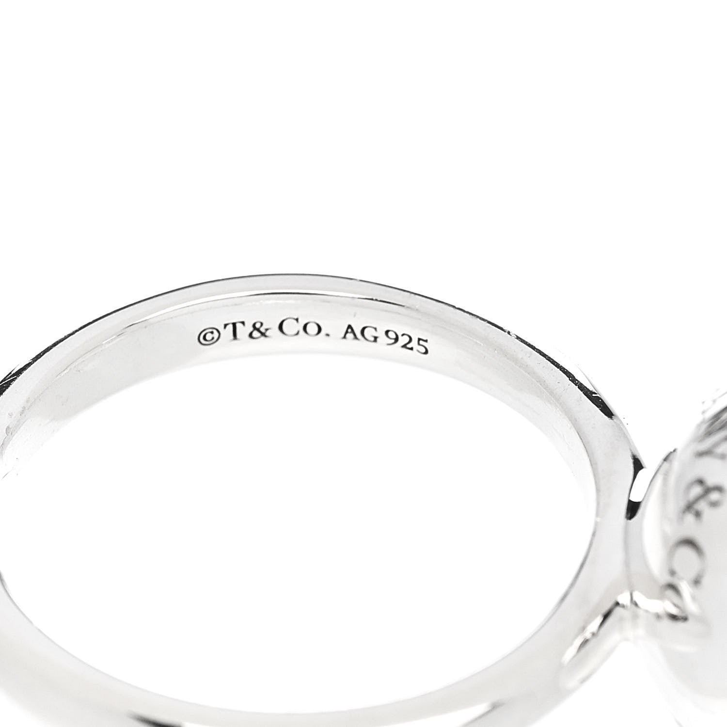 Tiffany Sterling Silver 12mm Hardwear Ball Ring 47 4.25 5 of 8