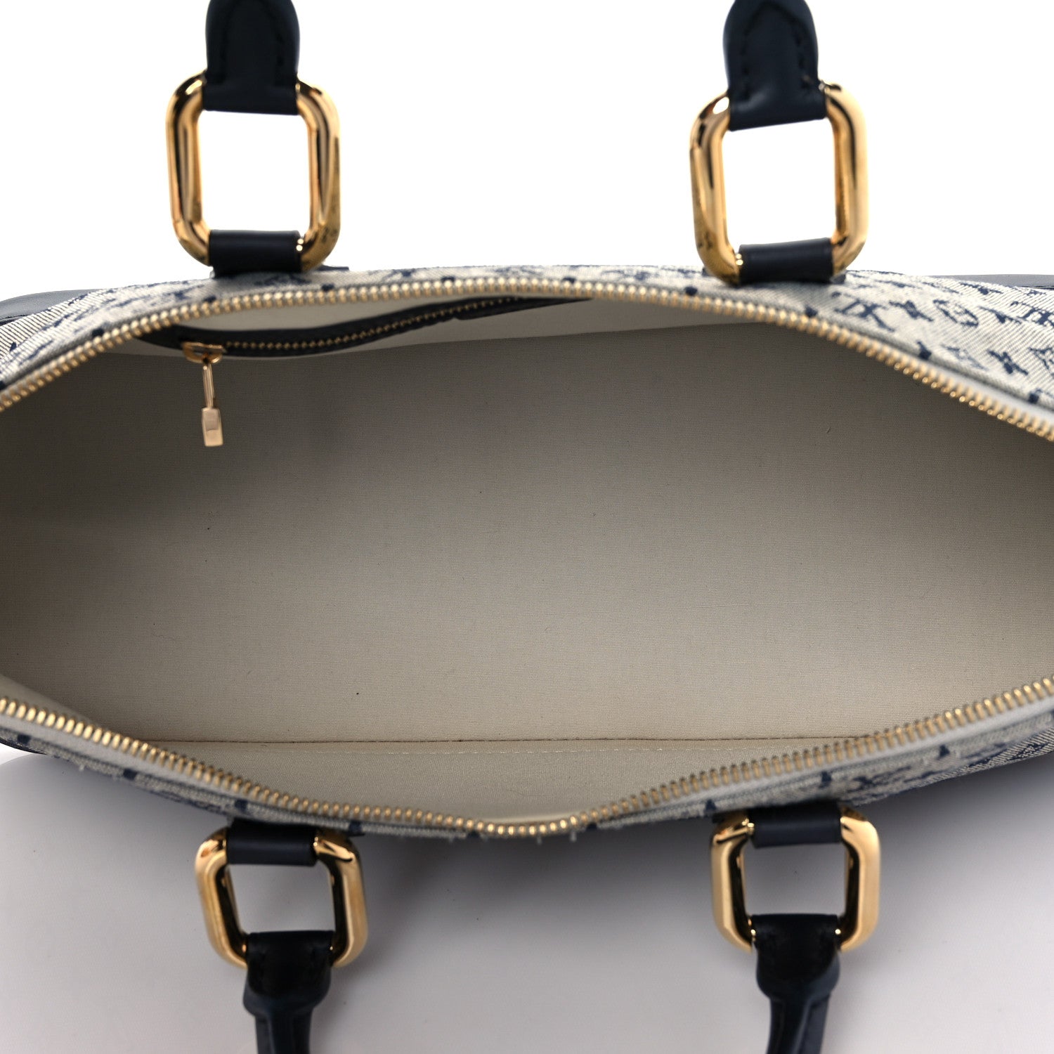 Louis Vuitton Mini Monogram Alma Long Blue 5 of 8