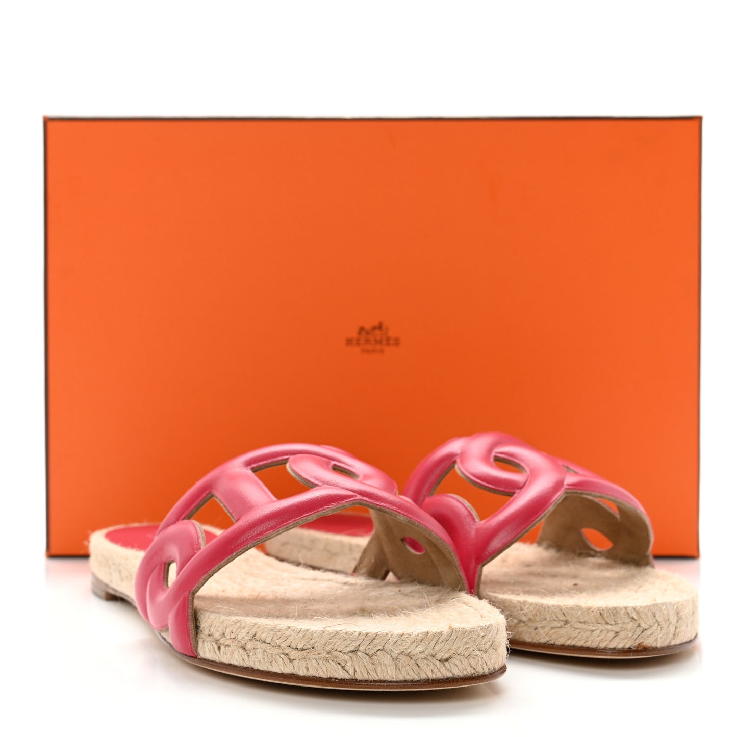 Nappa Famosa Espadrille Sandals 39 Rosa Framboise