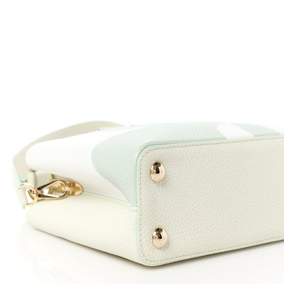 Louis Vuitton Taurillon Monogram Flower Capucines BB Jade 8 of 9