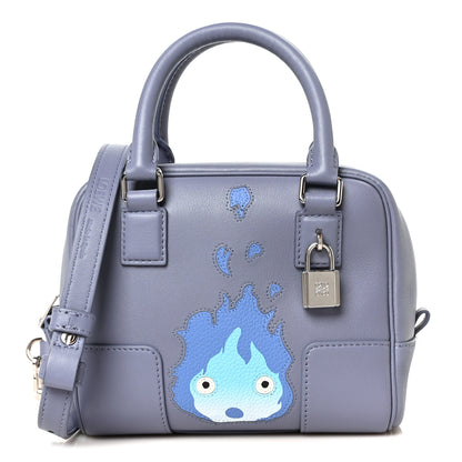 Loewe X HOWLS MOVING CASTLE Satin Calfskin Calcifer Amazona 16 Blueberry 1 of 12