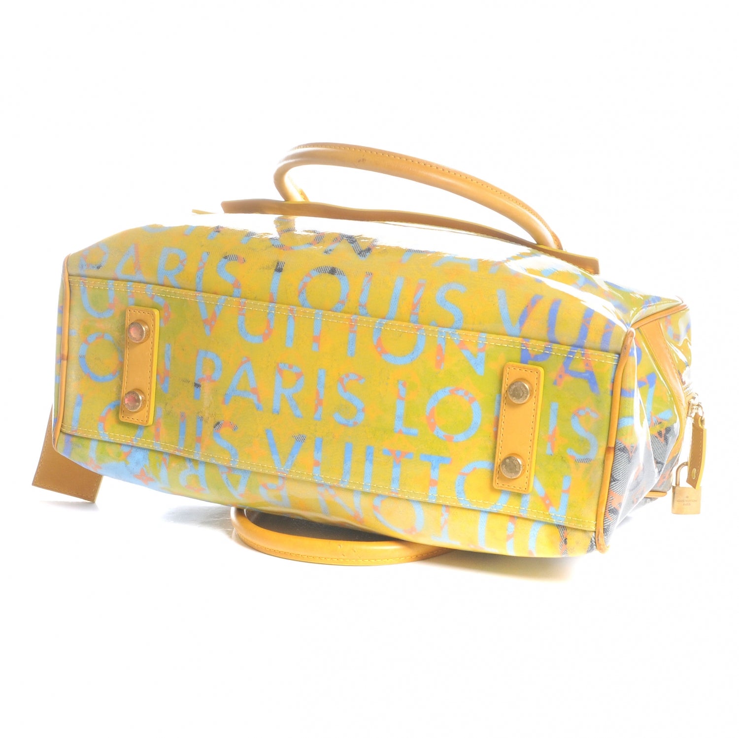 Louis Vuitton Monogram Pulp Defile Weekender PM Yellow 4 of 8