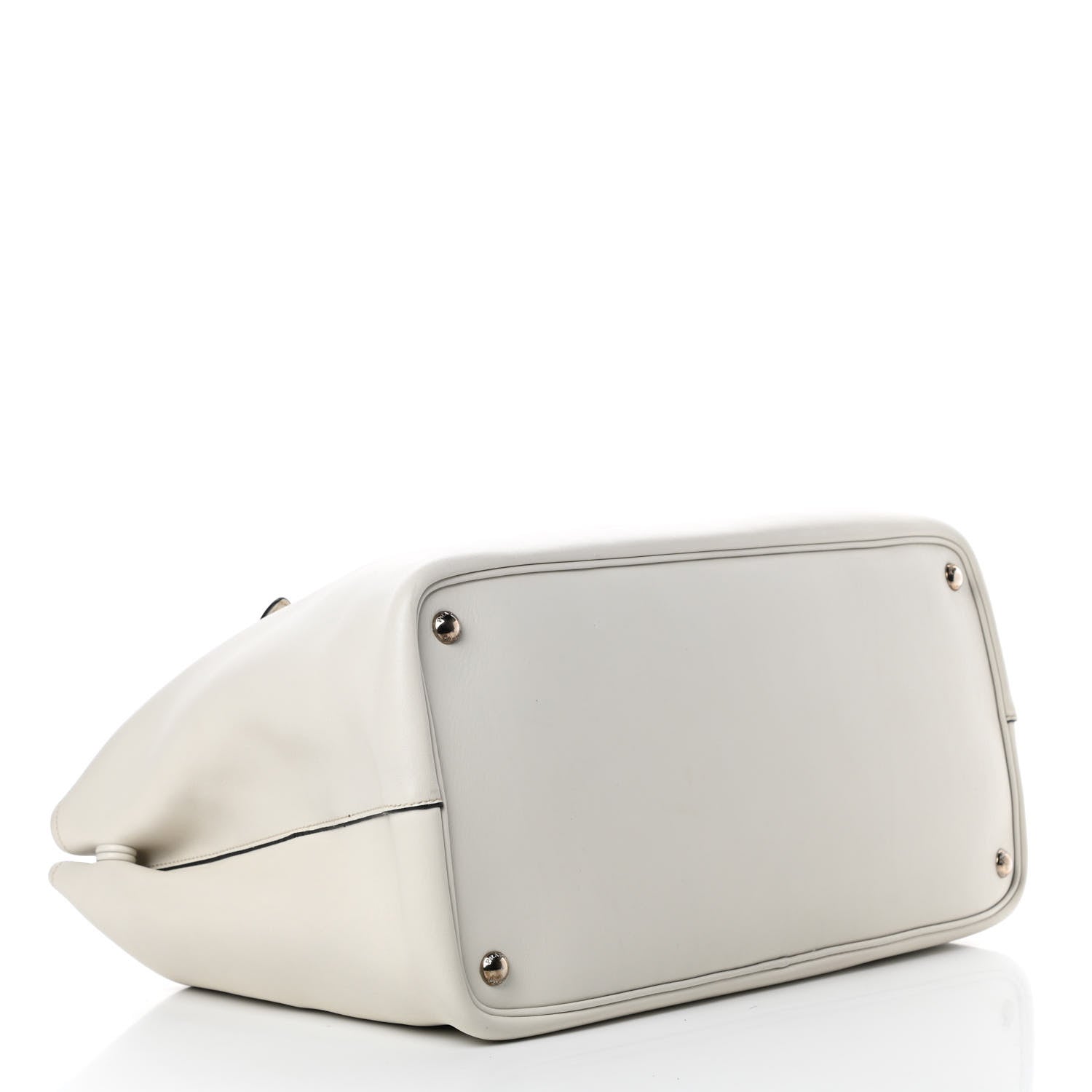 Prada City Calf Shopping Tote Talco 5 of 11