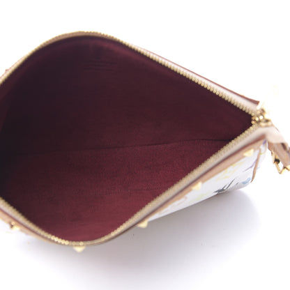 Louis Vuitton Monogram Multicolor Pochette Accessories White 5 of 11