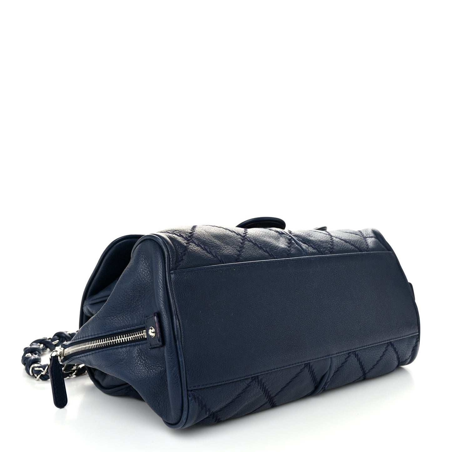 Calfskin Large Darjeeling Flap Blue