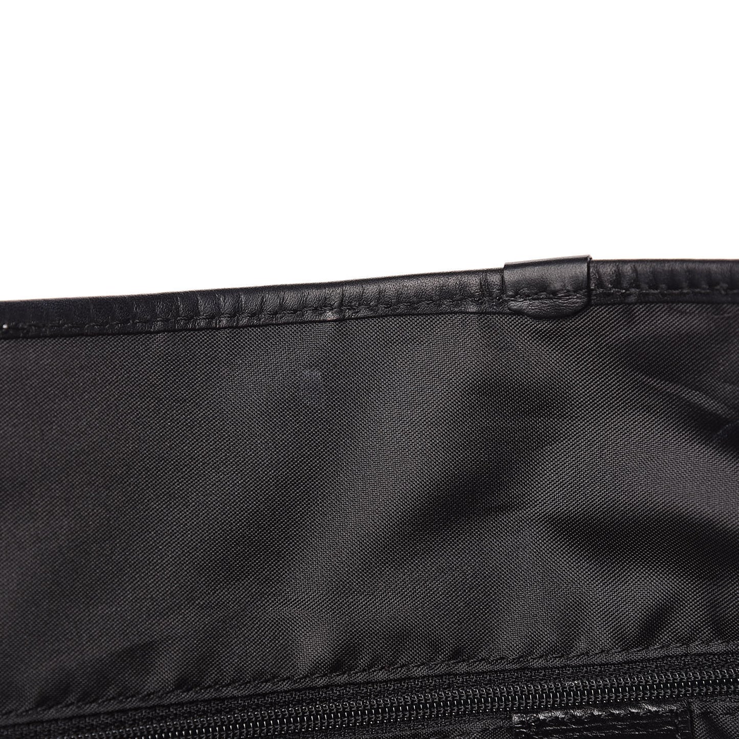 House Check Buckle Tote Black