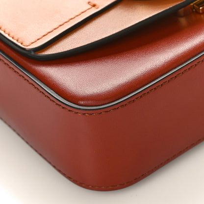 Chloe Shiny Calfskin Suede Mini C Double Carry Brown 7 of 8