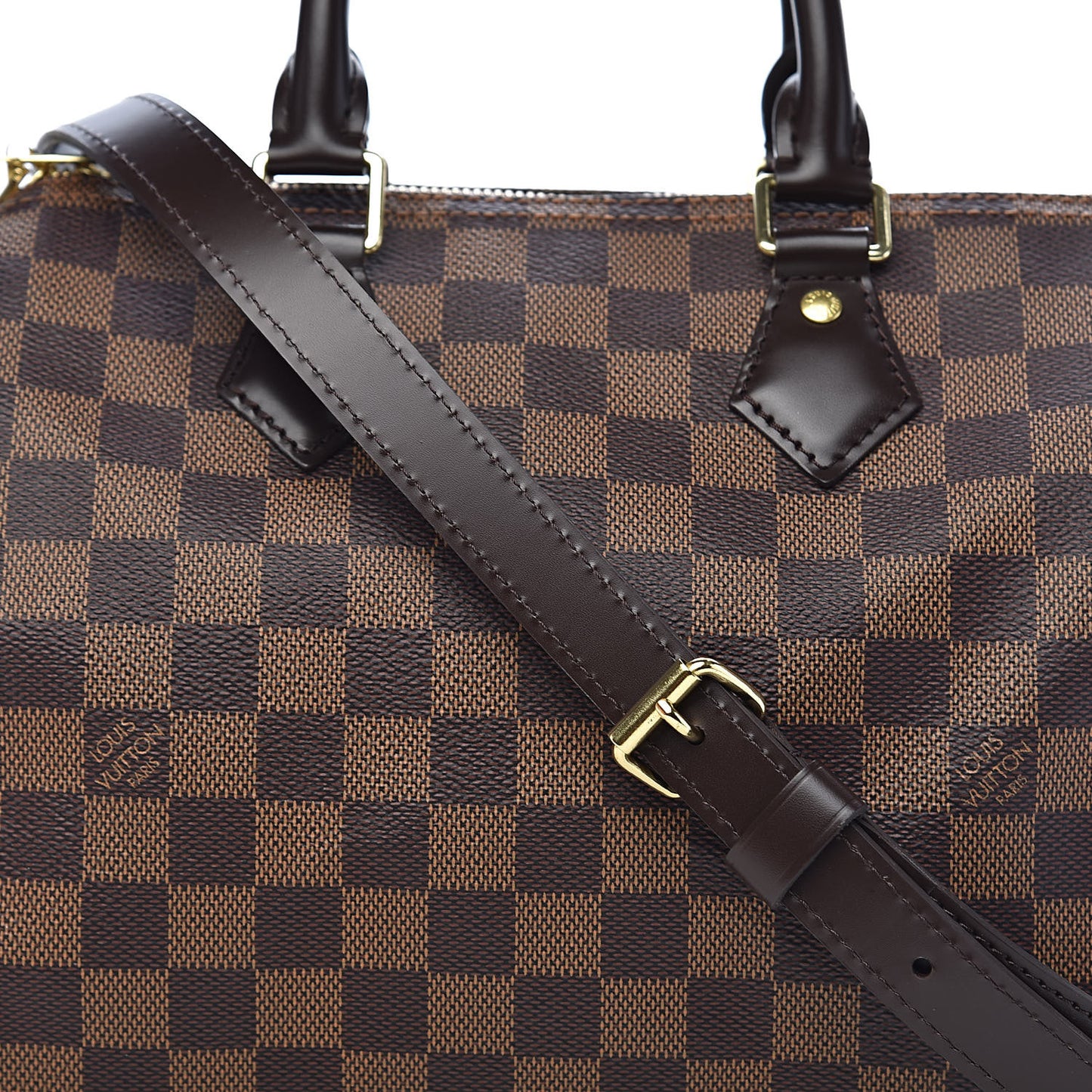Damier Ebene Speedy Bandouliere 25