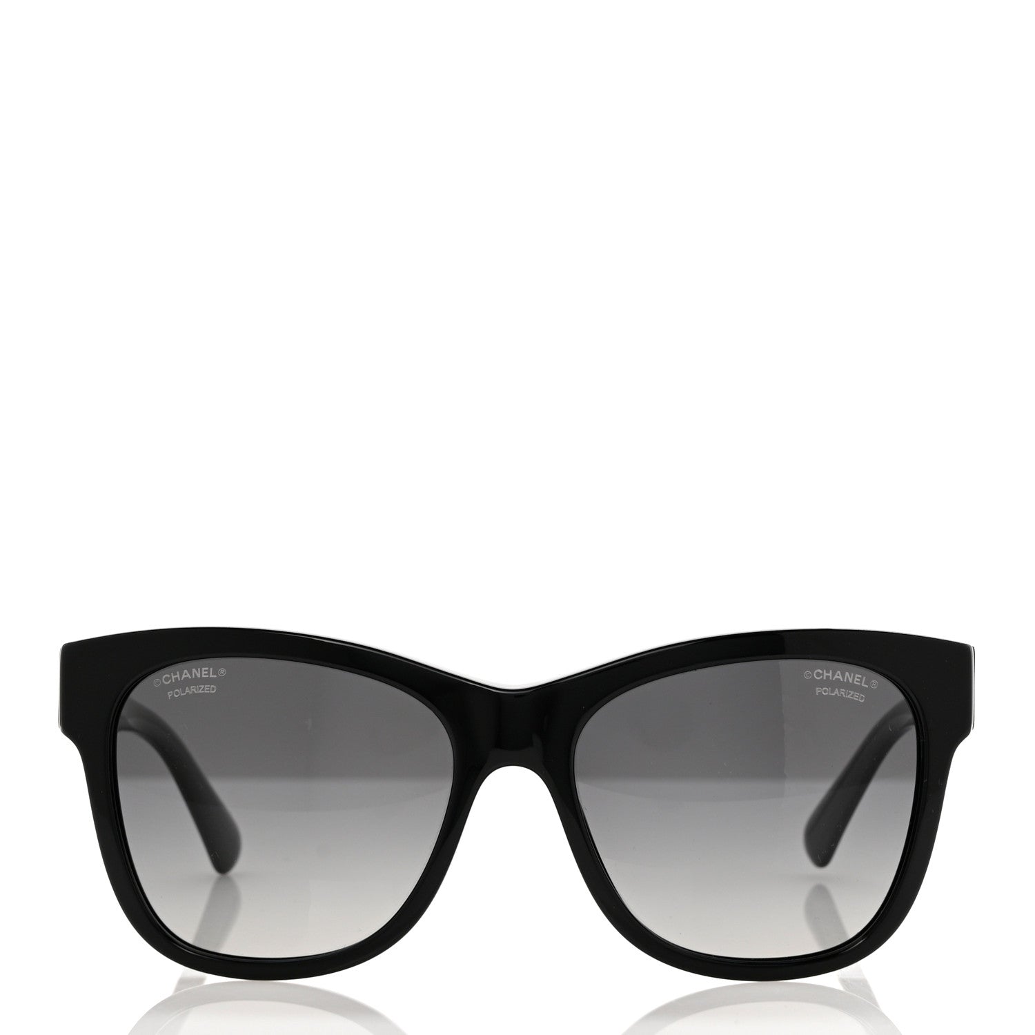 Chanel Acetate Square CC Sunglasses 5380 Black 2 of 6