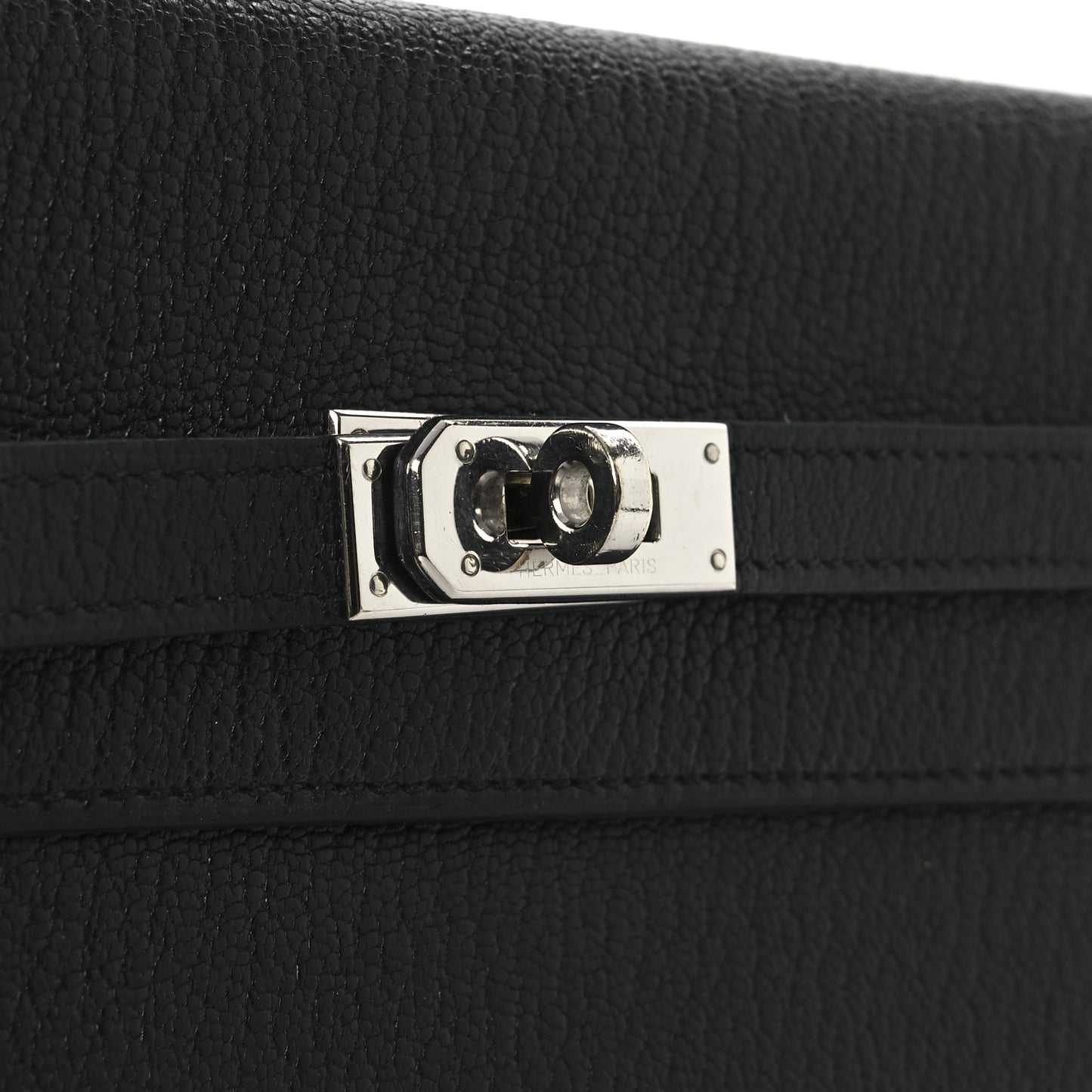 Chevre Mysore Kelly Longue Wallet Black