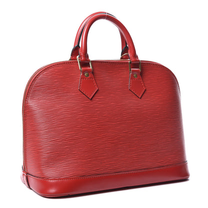 Louis Vuitton Epi Alma PM Castillan Red 2 of 8