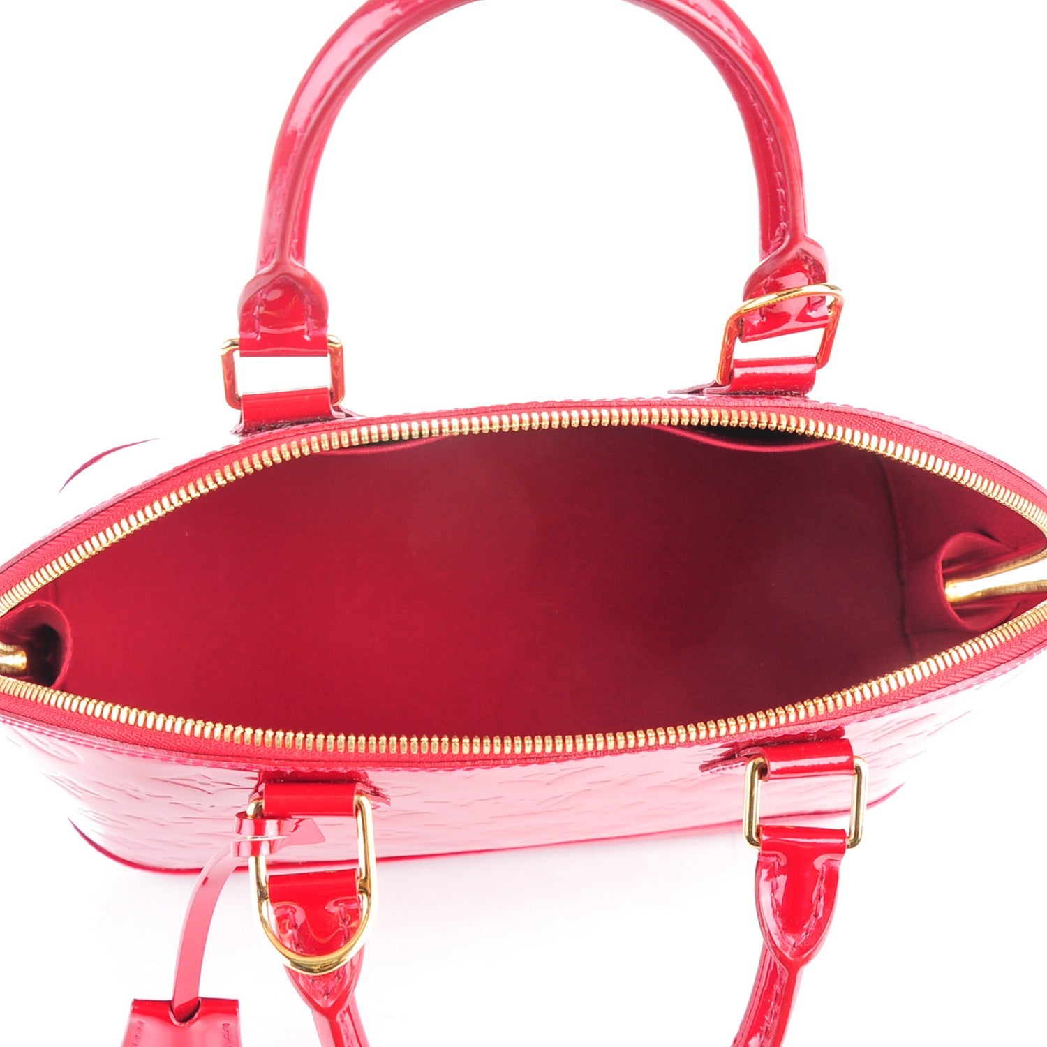 Louis Vuitton Vernis Alma PM Pomme D'Amour 5 of 7
