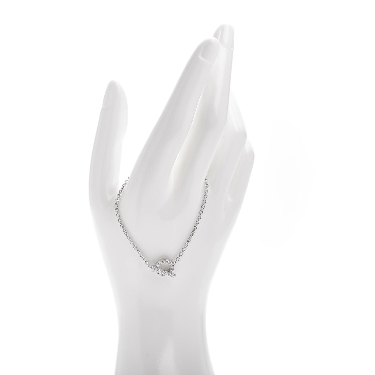 18K White Gold Diamond Finesse Bracelet ST