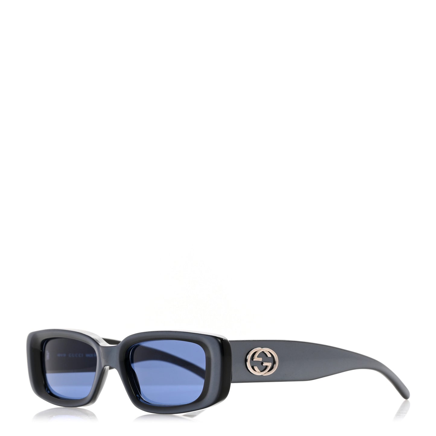Acetate Rectangular GG2409 Sunglasses Grey