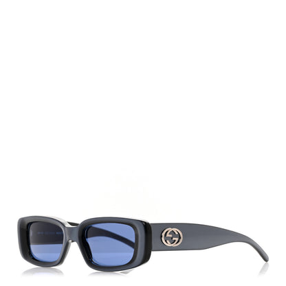 Gucci Acetate Rectangular GG2409 Sunglasses Grey 1 of 10