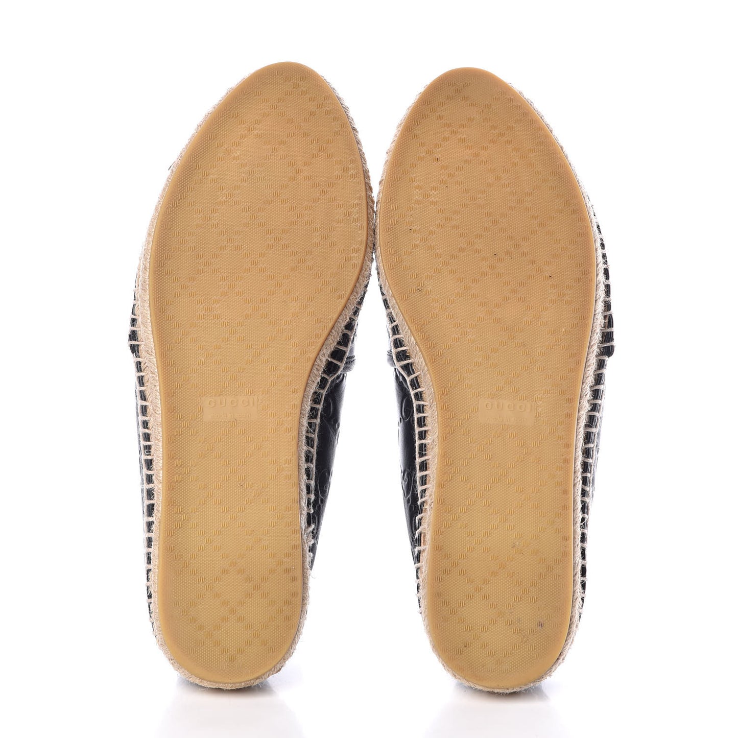 Guccissima Signature Espadrilles 39.5 Black